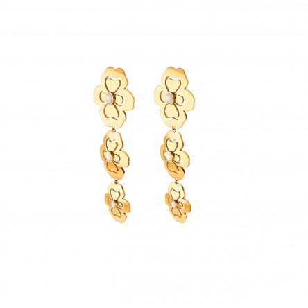 Pendientes Margot Blossom Long Golden