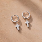 Aros Cross Plata Pendant