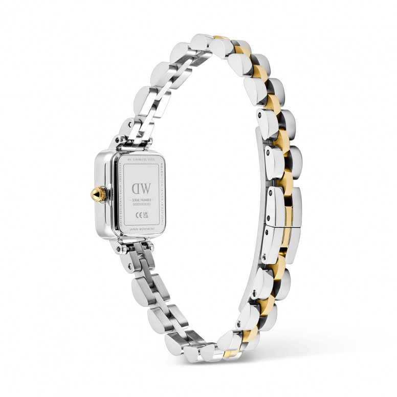 Reloj Quadro Mini Arch Bicolor