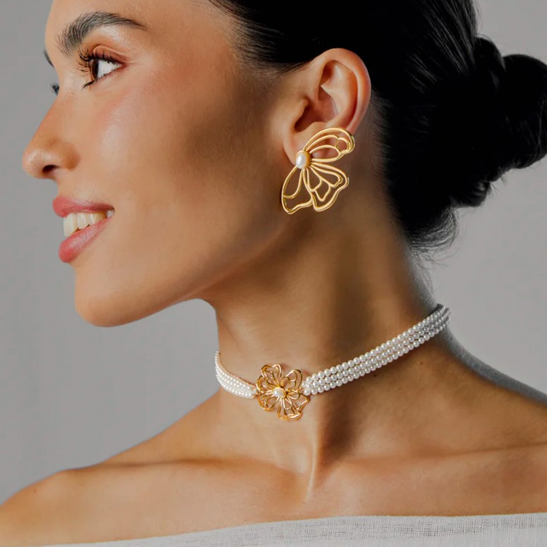 Collar Margot Petal Golden