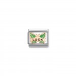 "Luck" Butterfly Link Charm