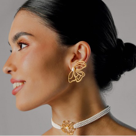 Pendientes Margot Petal Golden