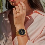 Rel�gio Smartwatch Slim Gold Mesh