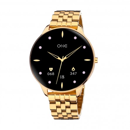 Reloj Smartwatch Slim Gold Links