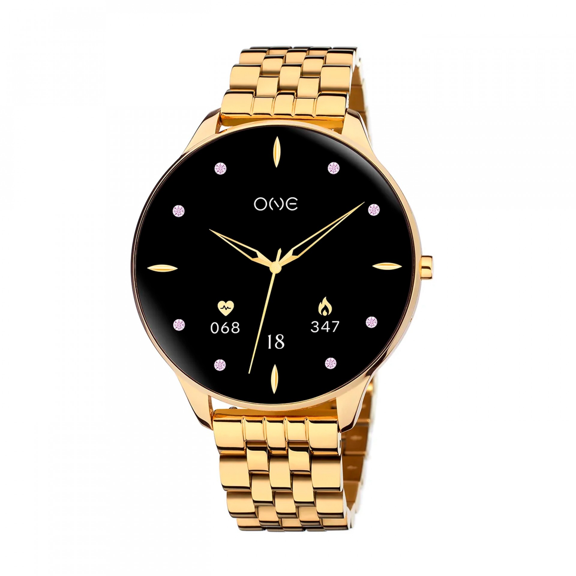 Reloj Smartwatch Slim Gold Links