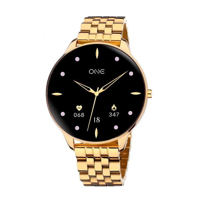 Reloj Smartwatch Slim Gold Links