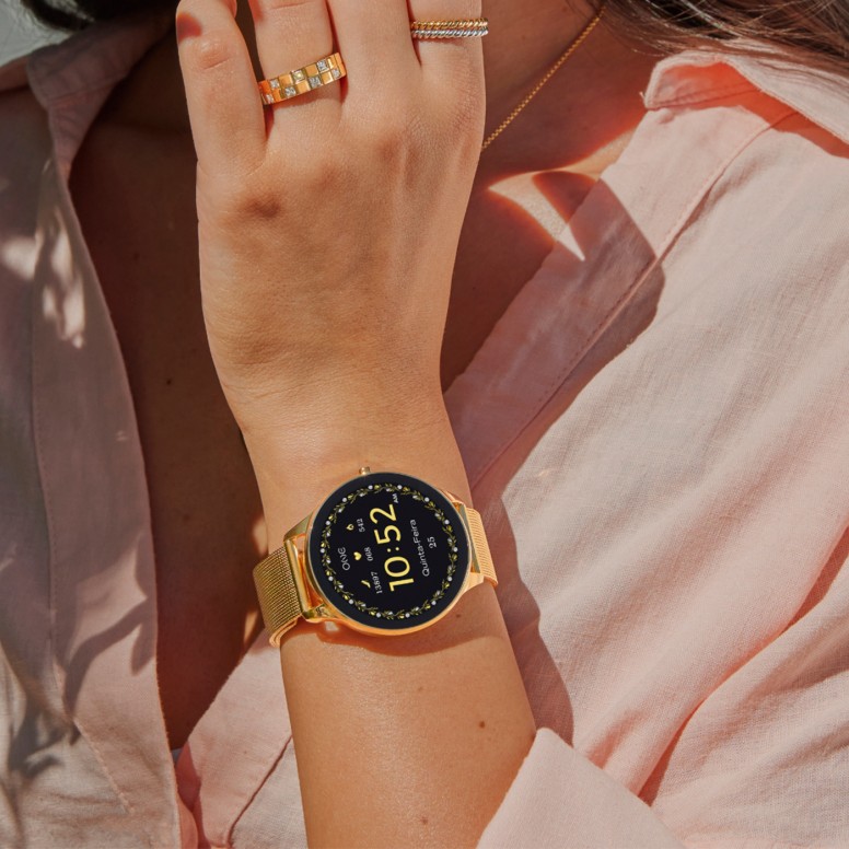 Reloj Smartwatch Slim Gold Links