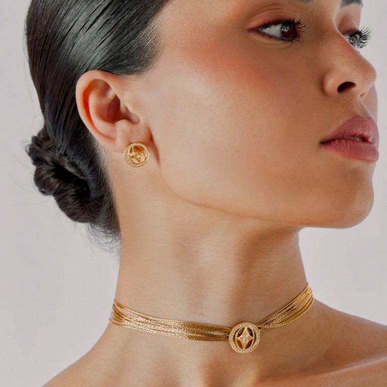 Pendientes Elena Brilliance Dorado