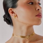 Pendientes Elena Brilliance Dorado