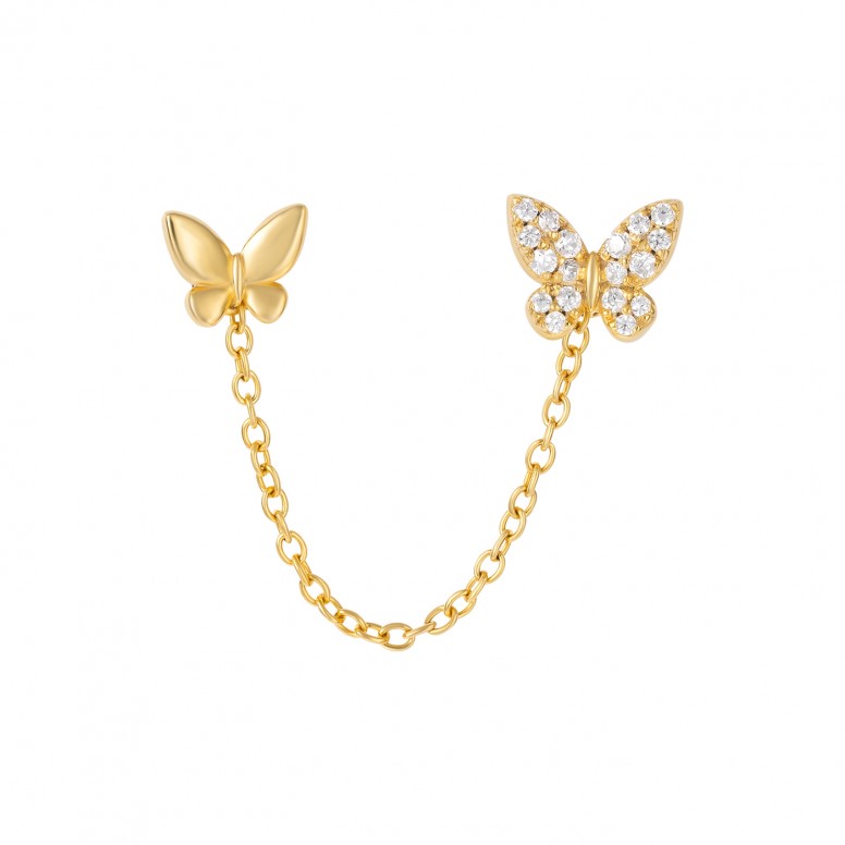 Pendiente �nico Matchy Mariposas