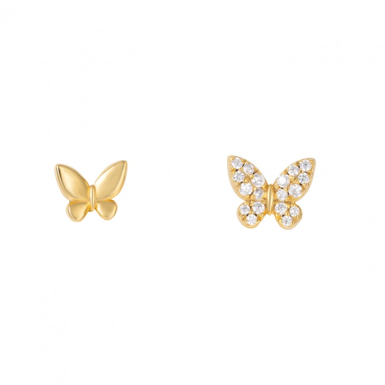 Pendiente �nico Matchy Mariposas