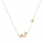 Collar Matchy Cuatro Mariposas