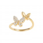 Anillo Matchy Dos Mariposas