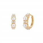 Aros Classy Perlas CZ