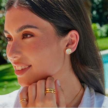 Brincos Iconic Petite Pearl