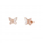 Love in Rose Butterfly Earrings