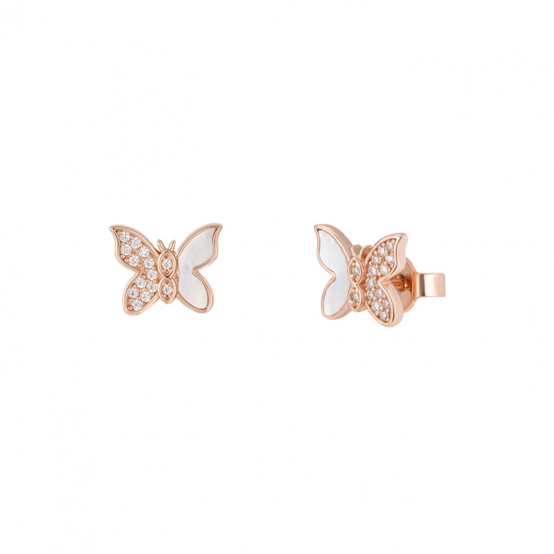 Love in Rose Butterfly Earrings
