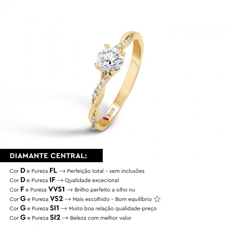 Anillo Grace Oro 18K Diamante
