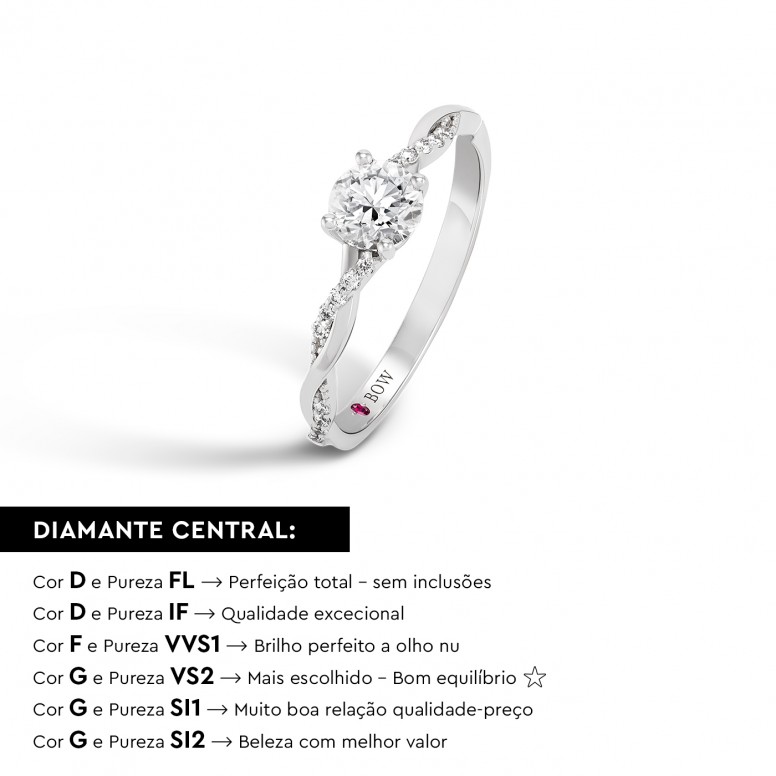 Anillo Grace Oro 18K Diamante