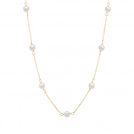 Colar Hope Ouro 18K P�rolas