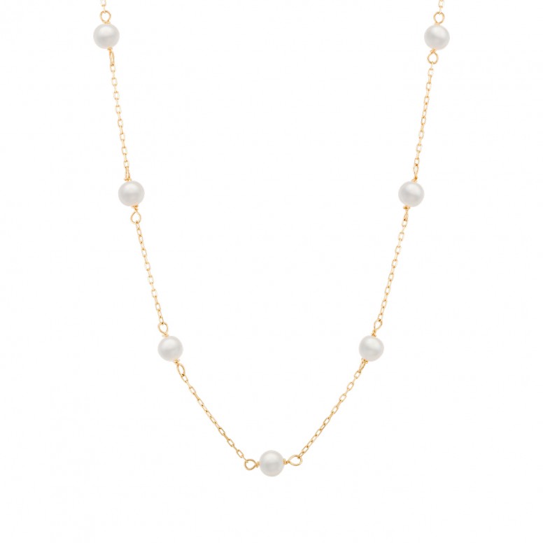 Collar Hope Oro 18K Perlas