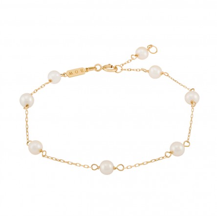 Pulseira Hope Ouro 18K P�rolas