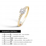 Ring Jennifer 18K Gold Diamond