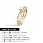 Ring Simone 18K Gold Diamonds