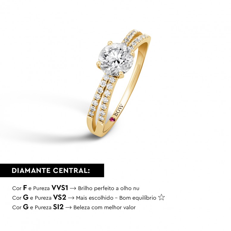 Ring Michelle 18K Gold Diamond