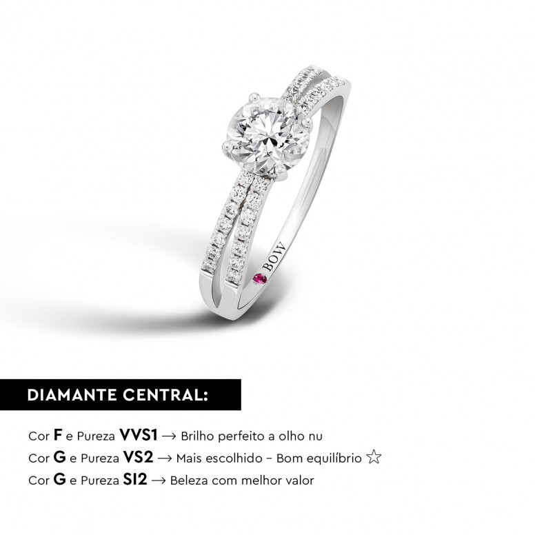Ring Michelle 18K Gold Diamond
