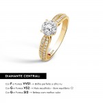 Anillo Elizabeth Oro 18K Diamante