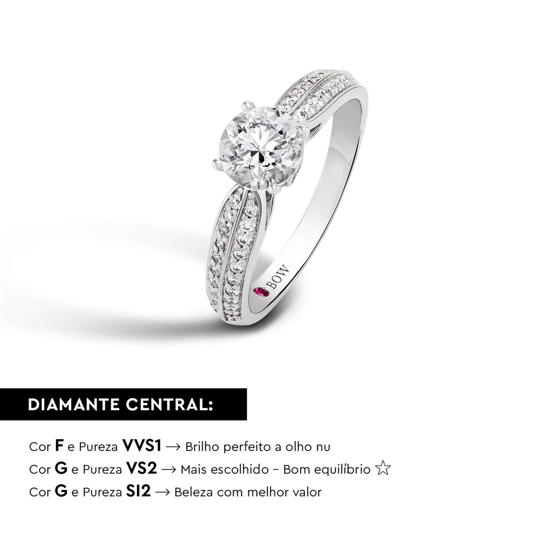 Ring Elizabeth 18K Gold Diamond