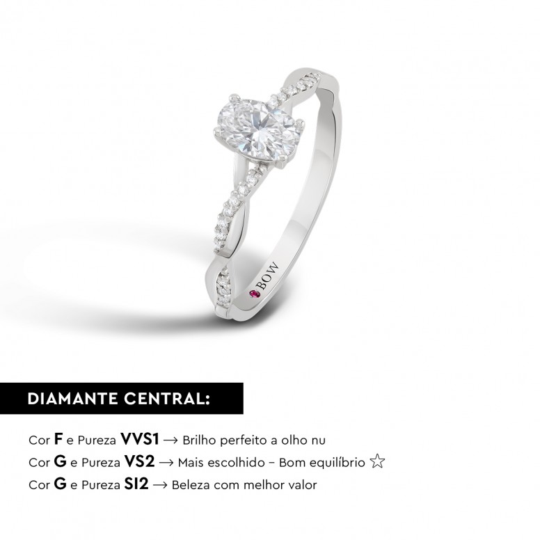 Anillo Madison Oro 18K Diamantes