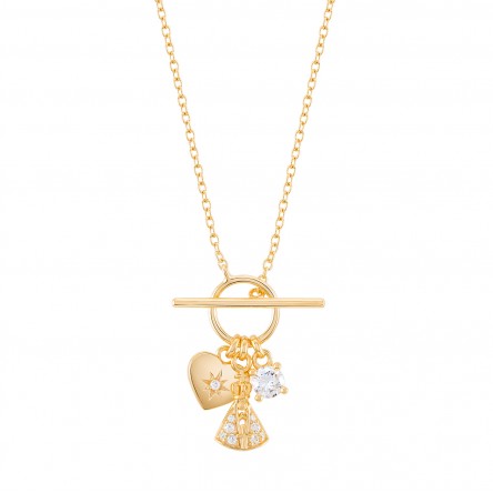 Our Lady of Aparecida & Heart Hope Necklace