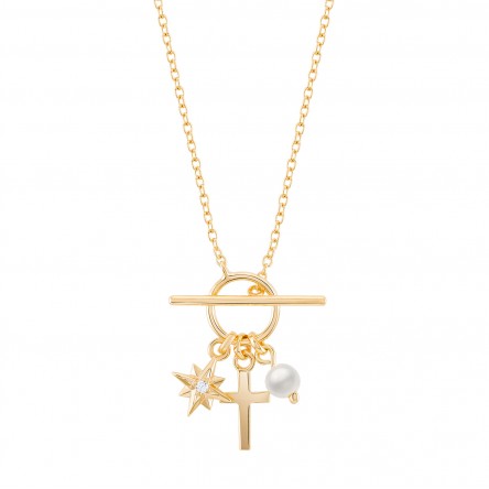 Cross & Star Hope Necklace
