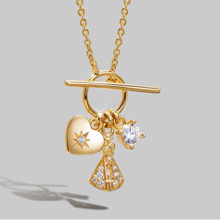 Our Lady of Aparecida & Heart Hope Necklace