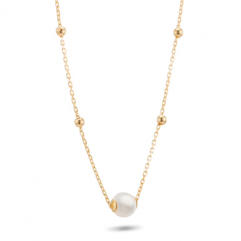 Colar Hope Ouro 18K P�rola e Esfera