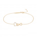Timeless Heart & Infinity Bracelet
