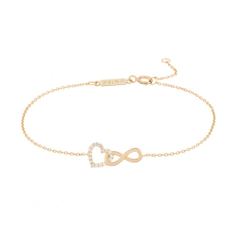 Timeless Heart & Infinity Bracelet