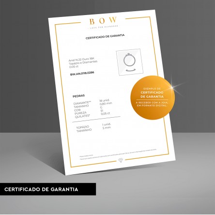Ring Marylin 18K Gold Ruby and Diamonds