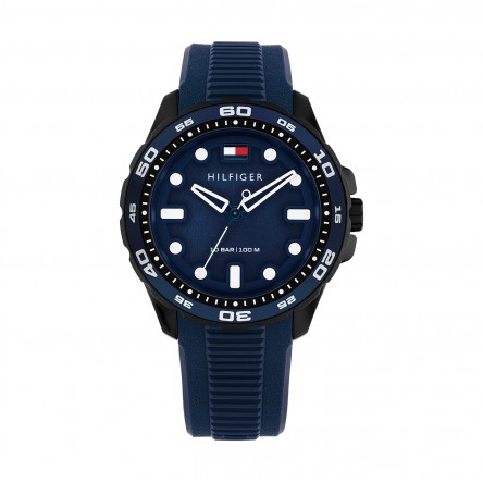 Blue Silicone Watch