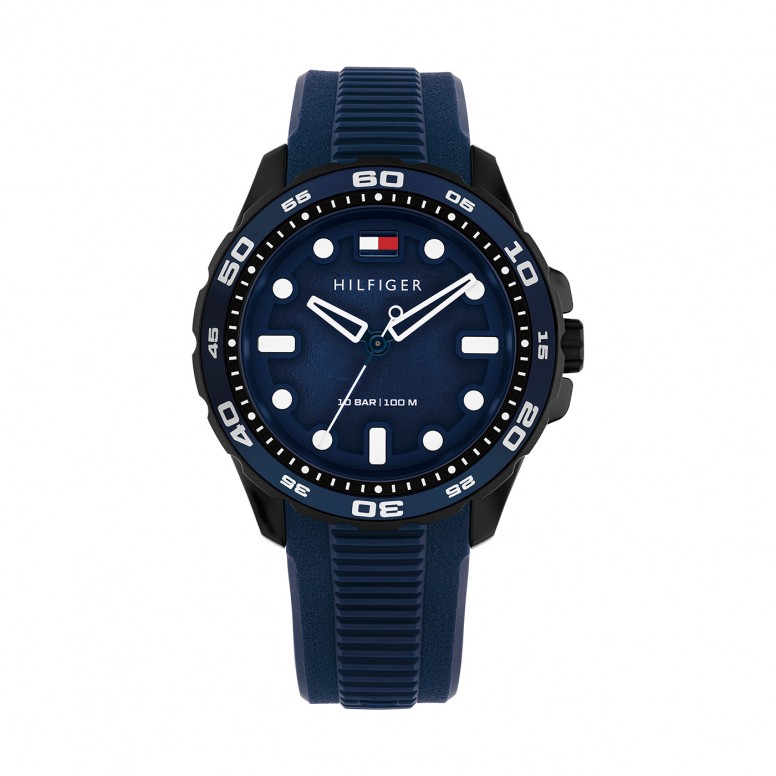 Blue Silicone Watch