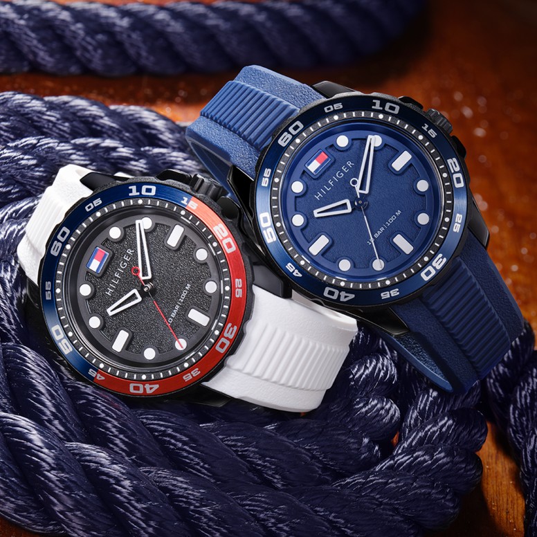 Blue Silicone Watch