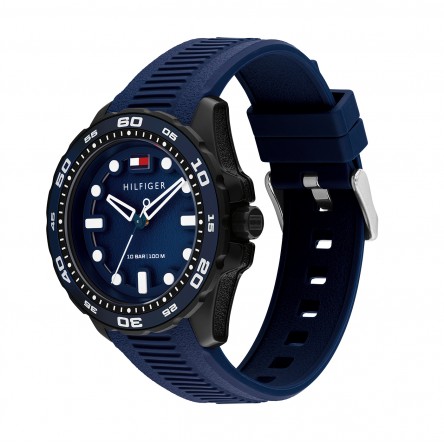 Blue Silicone Watch