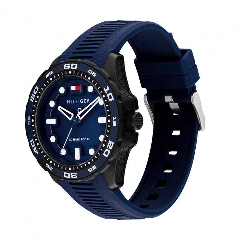 Blue Silicone Watch