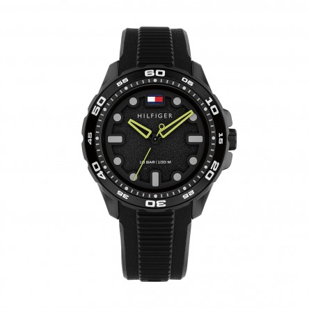 Black Silicone Watch