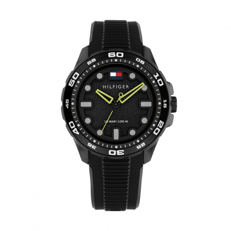 Black Silicone Watch