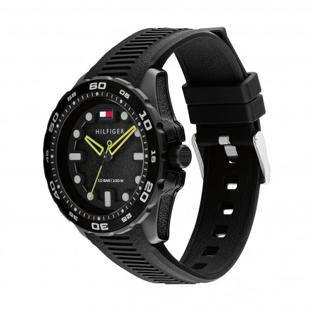 Black Silicone Watch