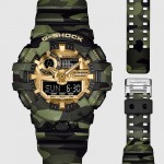 Reloj Camo Dorado