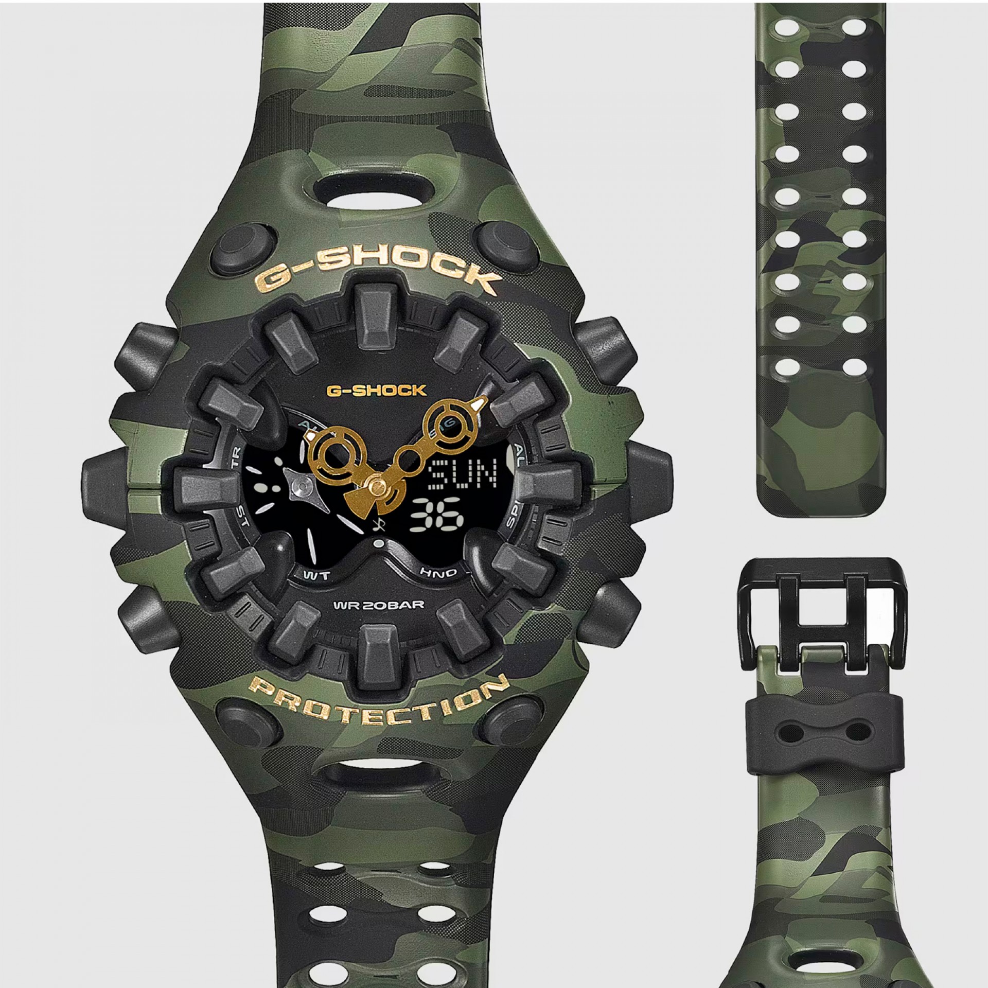 Reloj Camo Negro Ed. Limitada